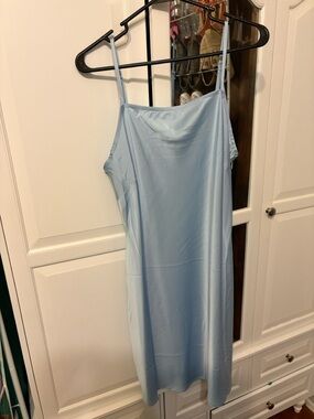 Forever 21 Light Blue Slip Dress